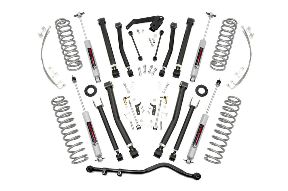 Rough Country - 4 Inch Lift Kit - X-Series - Jeep Wrangler JK 4WD (2007-2018)
