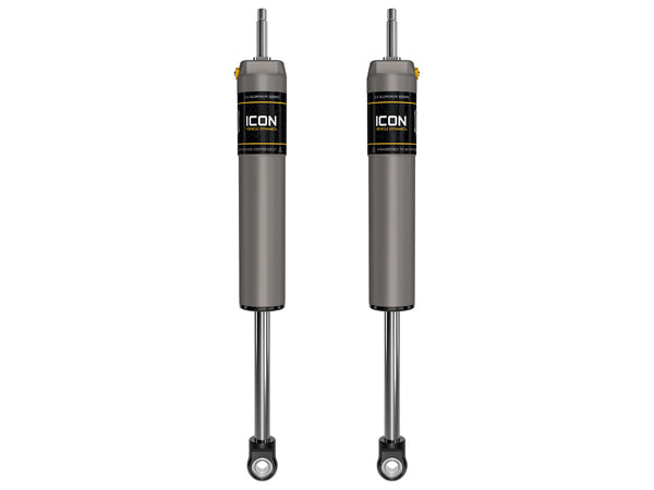 ICON 2005-2025 Ford F-250/F-350 Super Duty 4WD, 7” Lift, Front, V.S. 2.5 Aluminum Series Shock Absorbers, Internal Reservoir, Pair