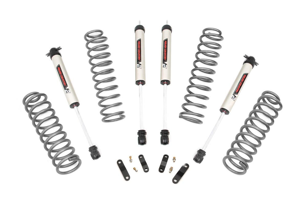 Rough Country - 2.5 Inch Lift Kit - Coils - V2 - Jeep Wrangler JK 4WD (2007-2018)