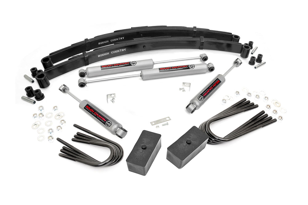 Rough Country - 2 Inch Lift Kit - Rear Blocks - Chevy/GMC 3/4-Ton Suburban/C20/K20 Truck/C25/K25 Truck (77-87)