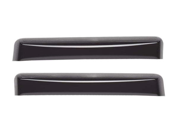 WeatherTech - WeatherTech 99-07 Ford Super Duty Super Crew Rear Side Window Deflectors - Dark Smoke - 81138