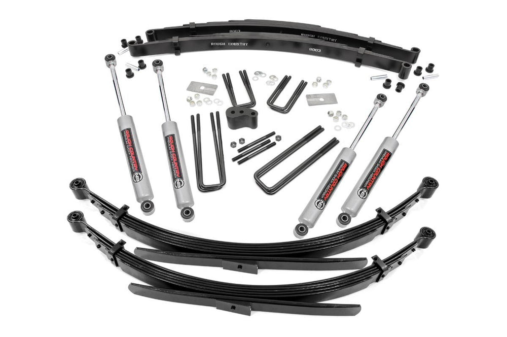 Rough Country - 2 Inch Lift Kit - RR Blocks - Chevy Half-Ton Suburban/K5 Blazer 4WD (88-91)