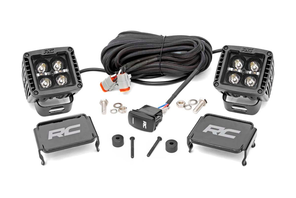 Rough Country - LED Light Kit - Cowl Mount - 2