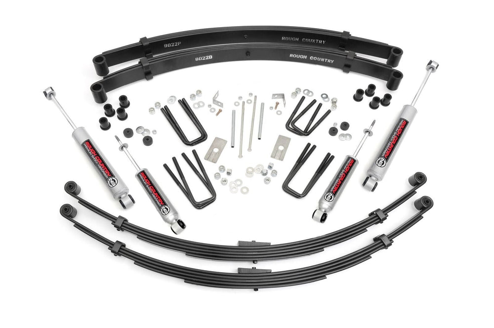 Rough Country - 3 Inch Lift Kit - Rear Springs - Toyota Truck 4WD (1984-1985)