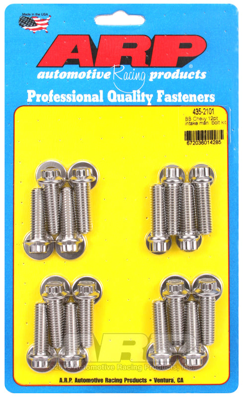 ARP BB Chevy 12pt Intake Manifold Bolt Kit