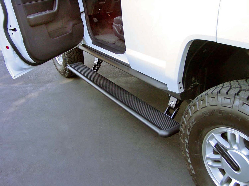 AMP Research - PowerStep Incl. Light Kit Minor Cutting Required Black - 75116-01A