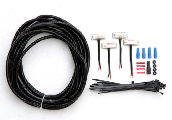 AMP Research - PowerStep LED Light Kit Incl. 4 LEDs/Wire Harness For Use w/New Style Controller Black - 75131-01A