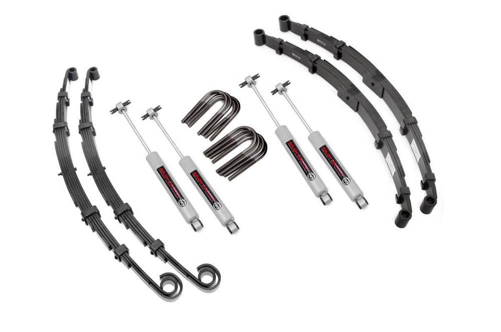 Rough Country - 2.5 Inch Lift Kit - Jeep CJ5/CJ7 4WD (1955-1968)