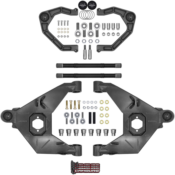 Camburg Engineering 2021-2025 Ford Bronco Excludes Raptor Gray KINETIK X-Joint XL Trail Series Long Travel Kit CAM-110243-KX-GRY