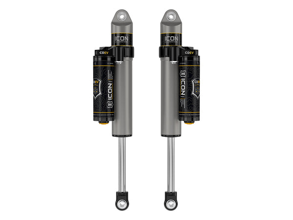 ICON 2023-2024 GMC Canyon/Chevrolet Colorado, 0-1” Lift, Rear 2.5 VS Piggyback Reservoir w/ CDEV Shocks, Pair