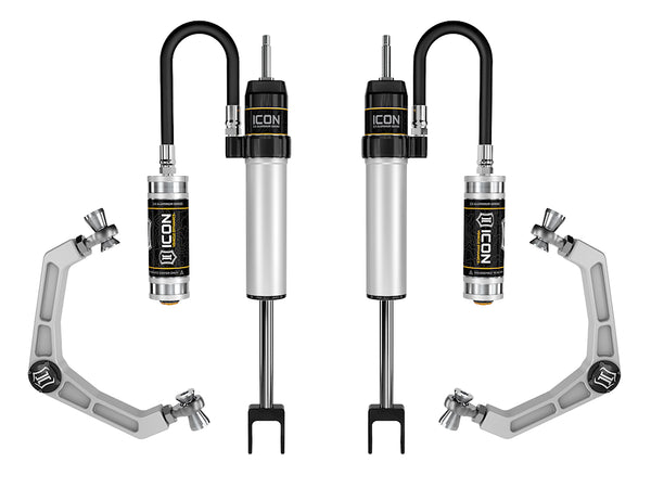 ICON 2020-Up GM 2500/3500 HD, 0-2” Lift, 2.5 VS Shock System RR/CDCV, Billet UCA