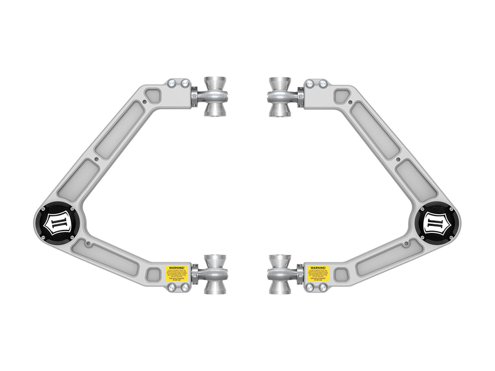 ICON 2023-2024 Chevrolet Colorado WT, LT, & Z71, Billet Upper Control Arms, w/ Delta Joint PRO