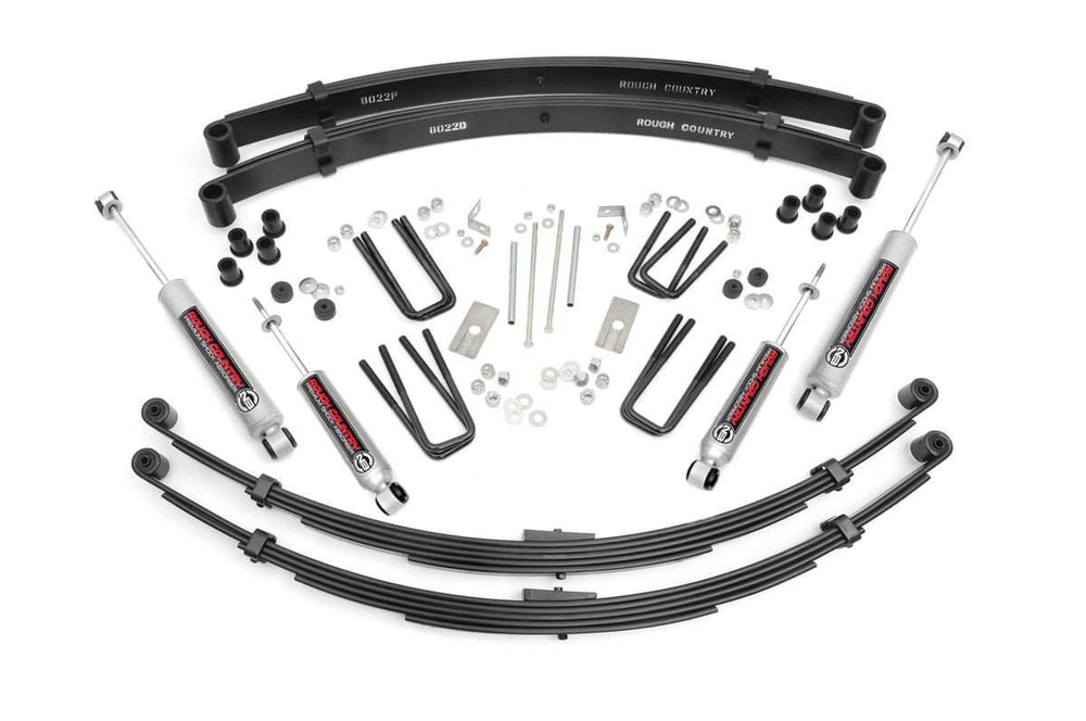 Rough Country - 3 Inch Lift Kit - RR Springs - Toyota Truck 4WD (1979-1983)