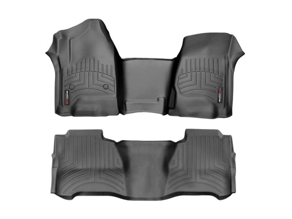 WeatherTech - WeatherTech 2015+ Ford F-150 SuperCrew / SuperCab Front & Rear Floorliner HP - Black - 44697-1-5IM
