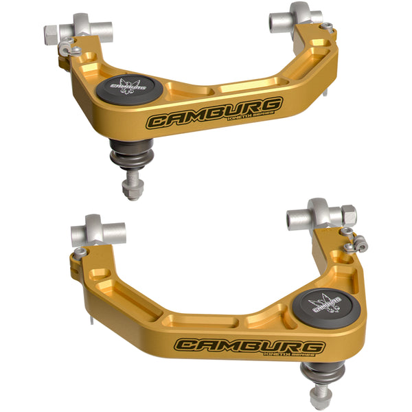 Camburg 2025 4Runner | 2024-2025 Tacoma | 2022-2025 Land Cruiser 300 | 2024-2025 Land Cruiser 250 | 2022-2025 Lexus LX600 | 2024-2025 GX550 KINETIK Series X-Joint XL Upper Control Arm Kit Gold