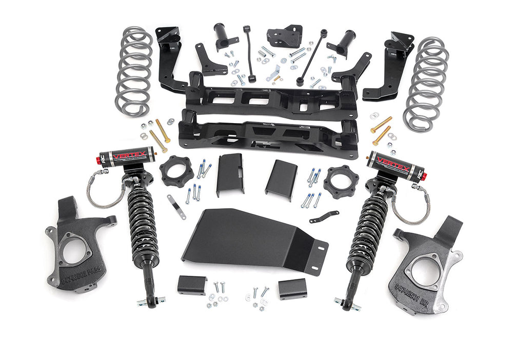 Rough Country - 7 Inch Lift Kit - Vertex Coilovers - Chevy/GMC SUV 1500 2WD/4WD (2007-2014)