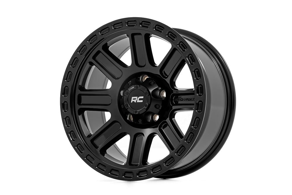 Rough Country - Rough Country 84 Series Wheel/One-Piece/Gloss Black/15x8/5x5.5/-19mm