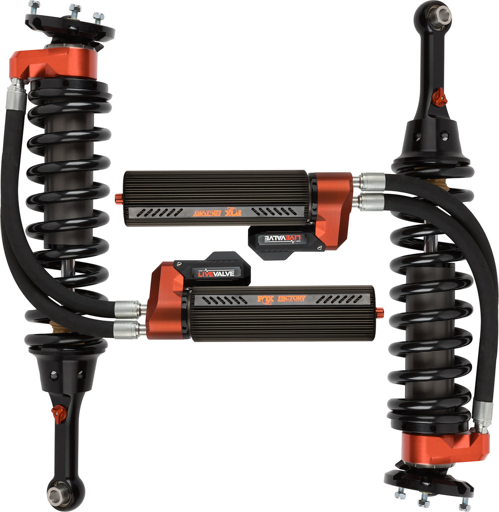FACTORY RACE SERIES 3.0 LIVE VALVE INTERNAL BYPASS COIL-OVER (PAIR) - ADJUSTABLE