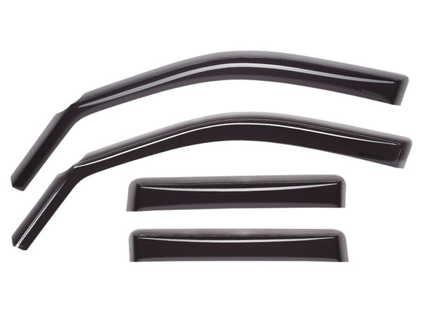 WeatherTech - WeatherTech 20+ Jeep Gladiator SuperCrew Front and Rear Side Window Deflectors - Dark Smoke - 82922