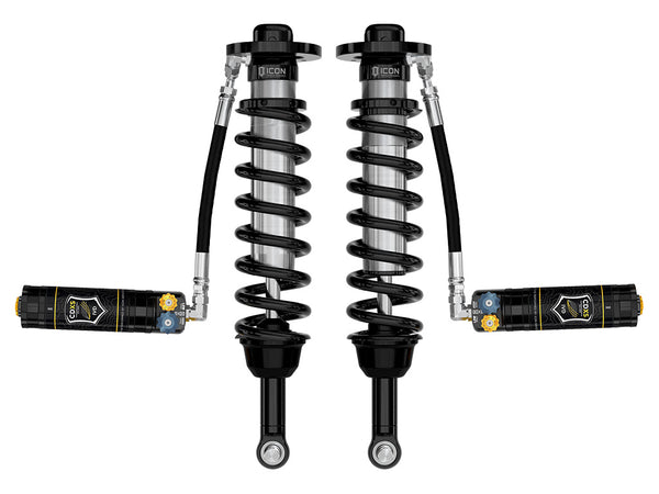 ICON 2021-2025 Ford F-150 4WD, 0-2.75" Lift, Front, V.S. 2.5 Series Coilovers, Remote Reservoir w/ CDXS, Pair