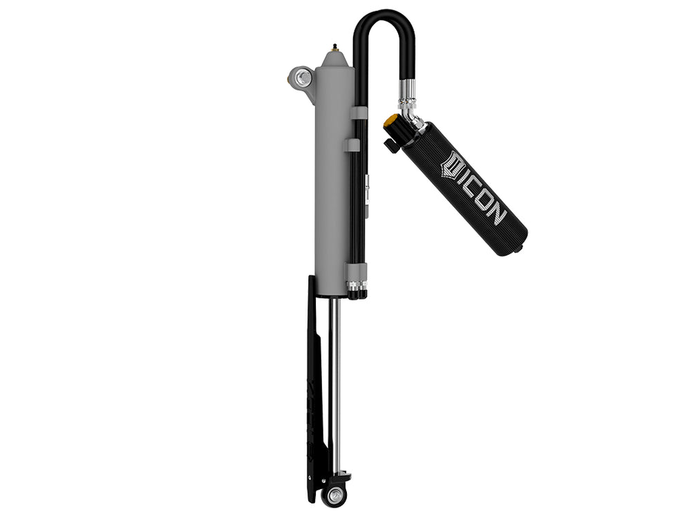 ICON 2021-2025 Ford F-150 Raptor, Driver Rear, V.S. 3.0 Series Zeta Bypass RXT Shock Absorber, Remote Reservoir w/ CDEV