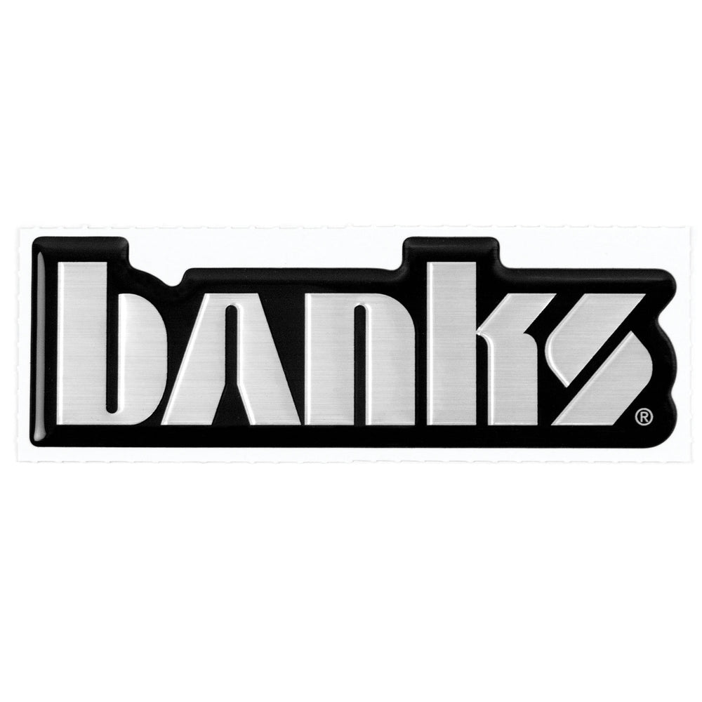 Banks Urocal, Large, domed - Black & Silver