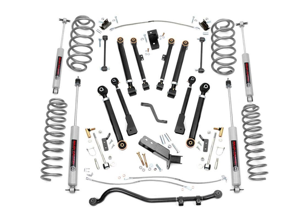 Rough Country - 4 Inch Lift Kit - X-Series - Jeep Wrangler TJ (97-06)/Wrangler Unlimited (04-06)