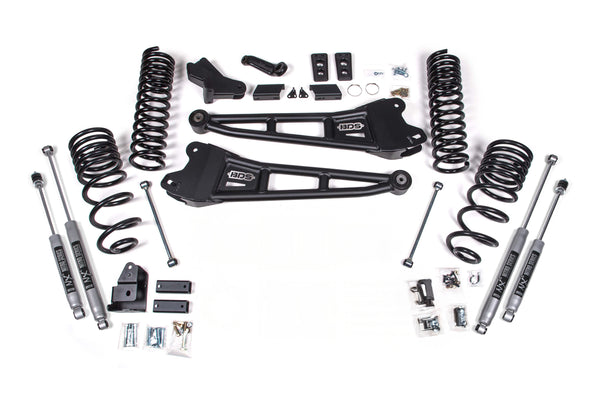 BDS Suspension - 2025 Ram 2500 4wd (Diesel) 4" Radius Arm Suspension Lift Kit, 2.5" Rear Lift, Co -BDS2143FS