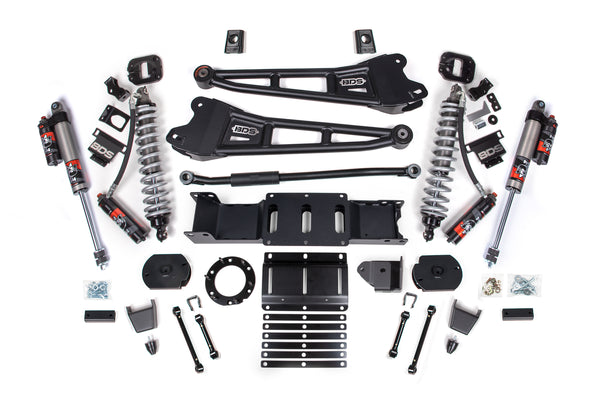 BDS Suspension - 2019-2024 Ram 2500 4wd 3" Radius Arm Suspension Lift Kit, 1.25" Rear, Coil Space -BDS1653PESB