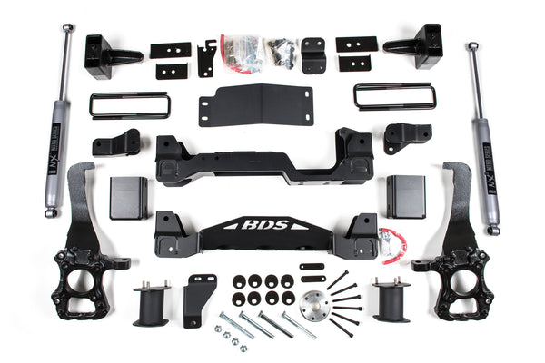 BDS Suspension - 2014 F150 4wd 6/4 Lift System -BDS1503FS