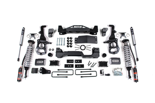 BDS Suspension - 2021-2025 Ford F150 4wd, 4" Suspension Lift Kit, 2" Rear Lift, Block - Fox 2.5 P -BDS1903FPE