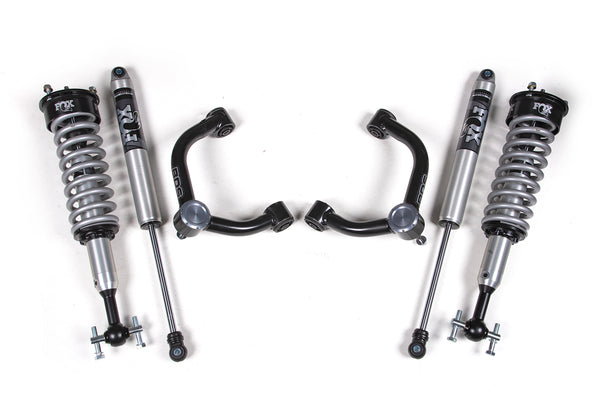 BDS Suspension - 2021-2025 Ford F150 4wd, 2" Suspension Lift Kit, BDS UCA w/o Sensor, 0" Rear Lif -BDS1911FSL
