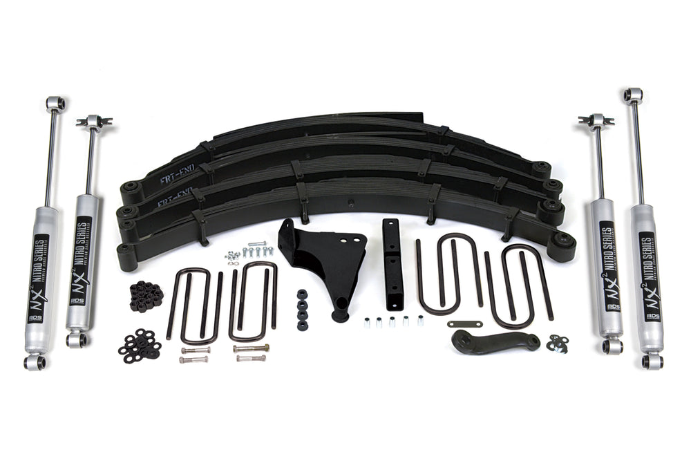 BDS Suspension - 99-04 F250/350 Sq U 8/8 Spring Kit -BDS317FS