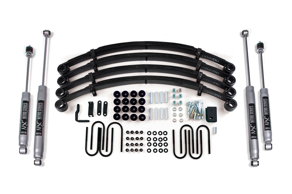BDS Suspension - 87-95 YJ 2/2 Spring Kit -BDS408H