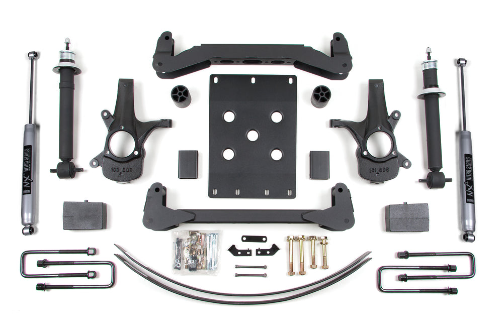 BDS Suspension - 07-13 C1500 Silver HC 6/5.5 Block AAL -BDS174FS