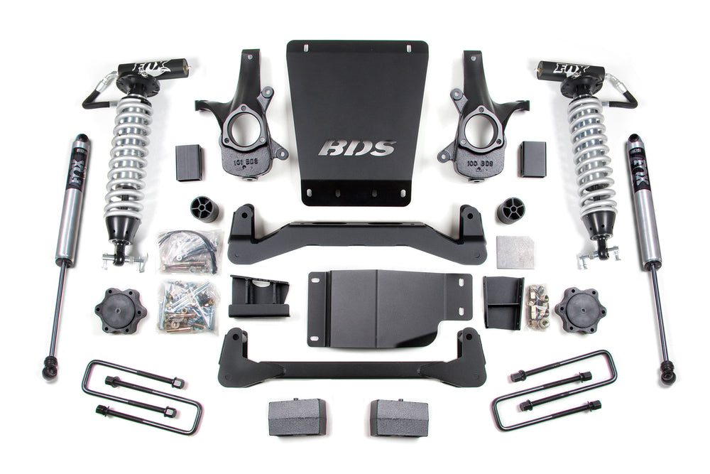 BDS Suspension - X - 07-13 K1500 4/4 w/Leafs - Fox 2.5 C/O -BDS185FDSC