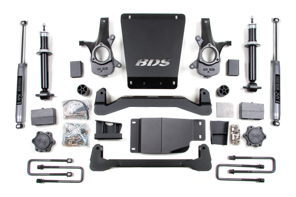 BDS Suspension - 07-13 K1500 Silver HC 6/5.5 Springs -BDS177FS
