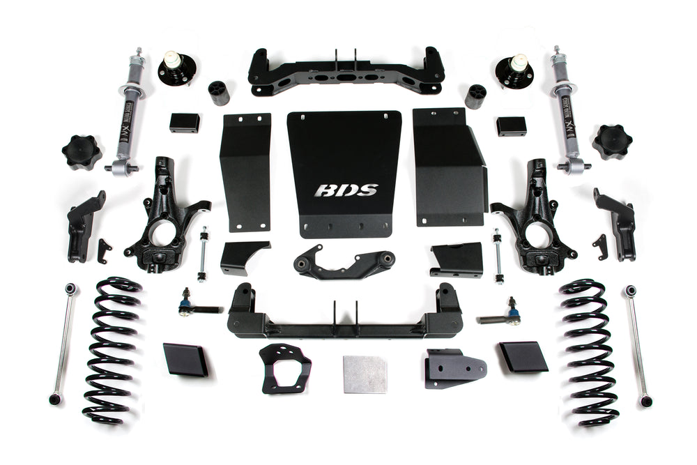 BDS Suspension - 15-18 GM SUV 6in w/AutoRide -al/stamped -BDS736H