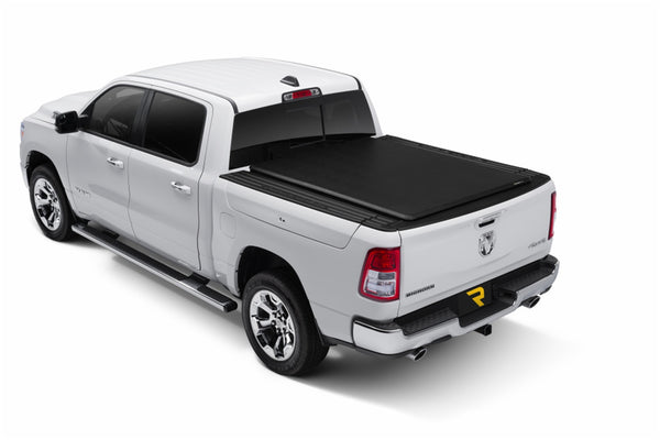 Trifecta 2.0 Tonneau Cover-Black-Leather Grained Fabric-2019-2026 (New Body Style) Ram 5ft. 7in. Bed with RamBox with or without Multifunction Tailgate