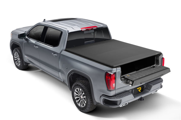 Trifecta Signature 2.0 Tonneau Cover-Black-Acrylic Canvas-2019 (New Body Style)-2026 Chevy Silverado/GMC Sierra 1500 6ft. 7in. Bed without Factory Side Storage Boxes without CarbonPro Bed with or without MultiPro/MultiFlex Tailgate