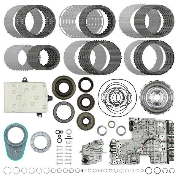 10R60 CATEGORY 3 FORD BRONCO, FORD EXPLORER EXTRA CAPACITY REBUILD KIT WITH SUNCOAST PRO-LOC VALVE BODY