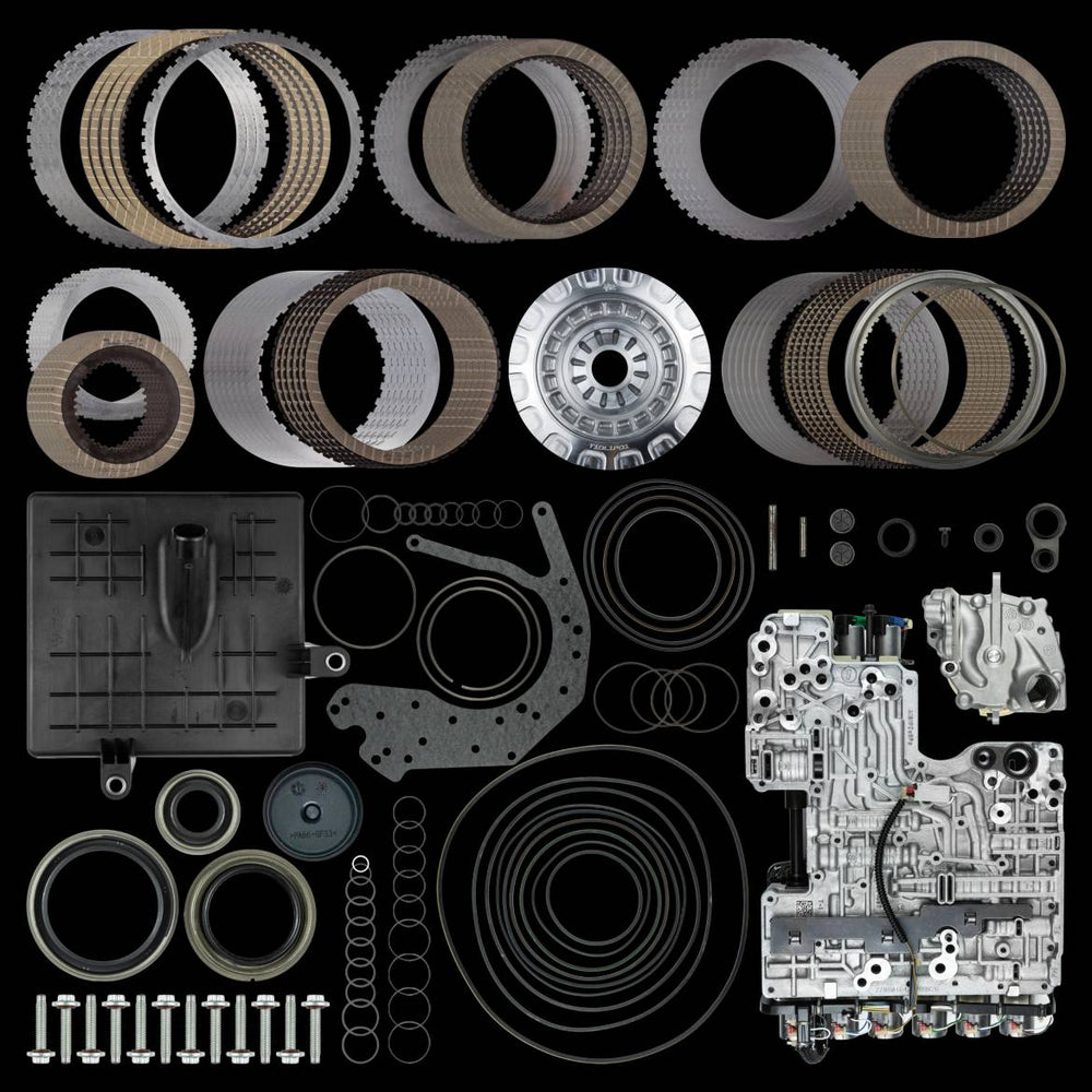 10L1000 Category 3 Expanded E & F Capacity Rebuild Kit with SunCoast Pro-Loc Valve Body Combo