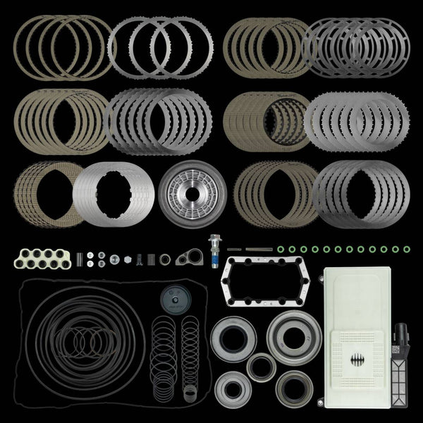 10R140 CATEGORY 2 RAYBESTOS REBUILD KIT WITH EXTRA CAPACITY  "E", AND "F" CLUTCH PACKS