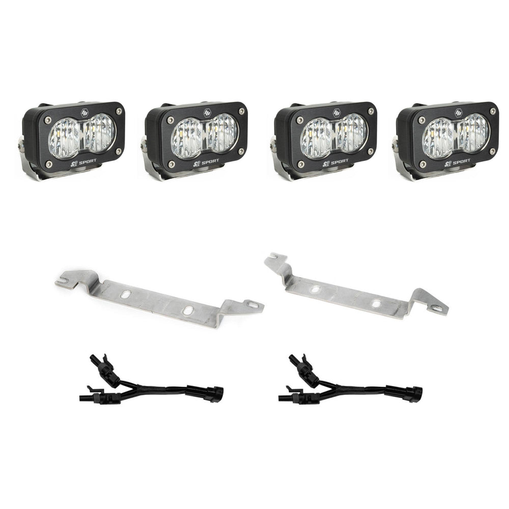 S2 Sport OEM Fog Light Replacement Kit - 2025-On Toyota 4Runner, Non-TRD Pro (Clear)