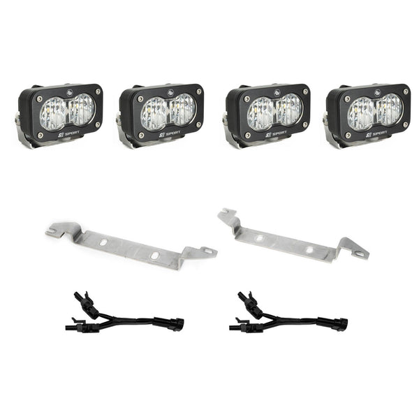 S2 Sport OEM Fog Light Replacement Kit - 2025-On Toyota 4Runner, Non-TRD Pro (Clear)