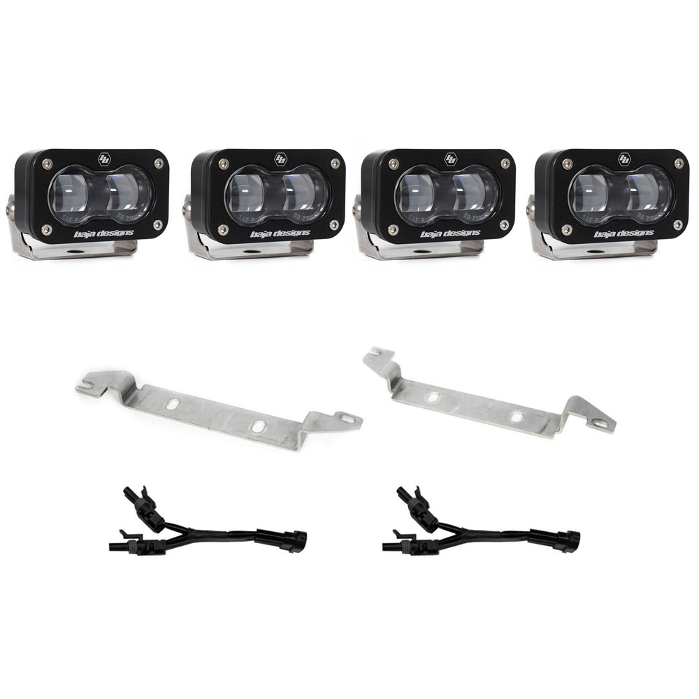 S2 SAE OEM Fog Light Replacement Kit - 2025-On Toyota 4Runner, Non-TRD Pro (Clear)