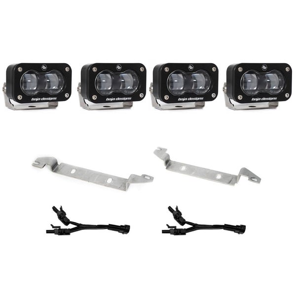 S2 SAE OEM Fog Light Replacement Kit - 2025-On Toyota 4Runner, Non-TRD Pro (Clear)