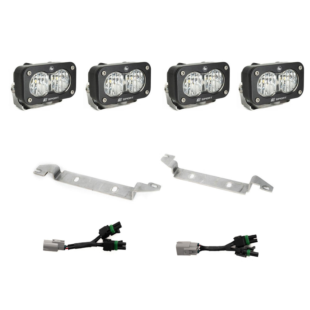 S2 Sport OEM Fog Light Replacement Kit - 2024-on Toyota Tacoma NOTE: TRD Pro/Trailhunter (Clear)