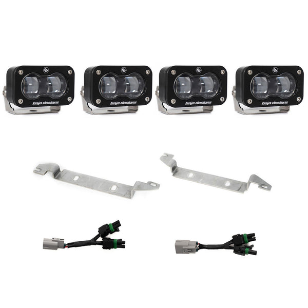 S2 SAE OEM Fog Light Replacement Kit - 2024-On Toyota Tacoma NOTE: TRD Pro/Trailhunter (Clear)