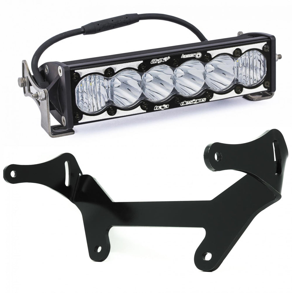 OnX6+ LED/Laser Hybrid 10 Inch Shock Mount Kit - '17-24 Maverick X3 (Driving/Combo; Clear)